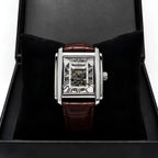 Square Case Skeleton Automatic Watch