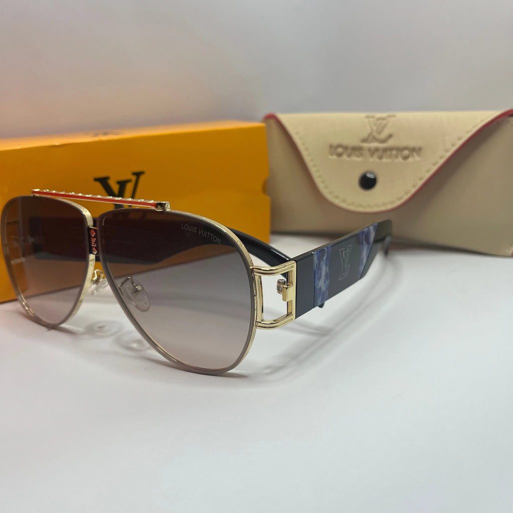 Blue Pilot Sunglasses