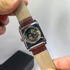 Square Case Skeleton Automatic Watch